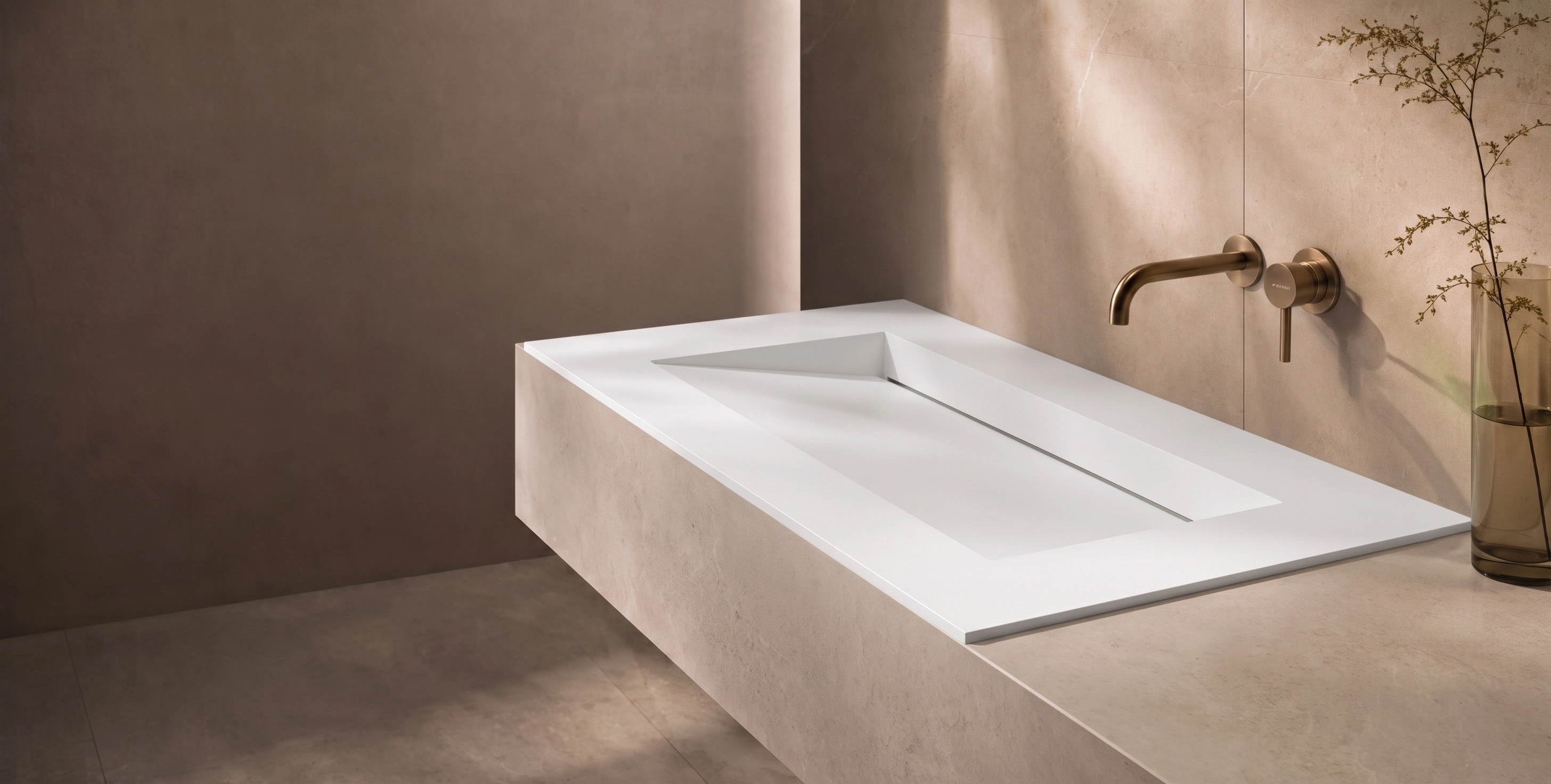 Balneo Premium freestanding bathtub in a modern bathroom