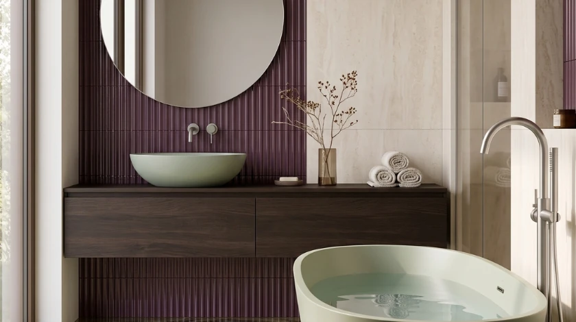 Umywalka SOVELIA Solid Surface Coco White
