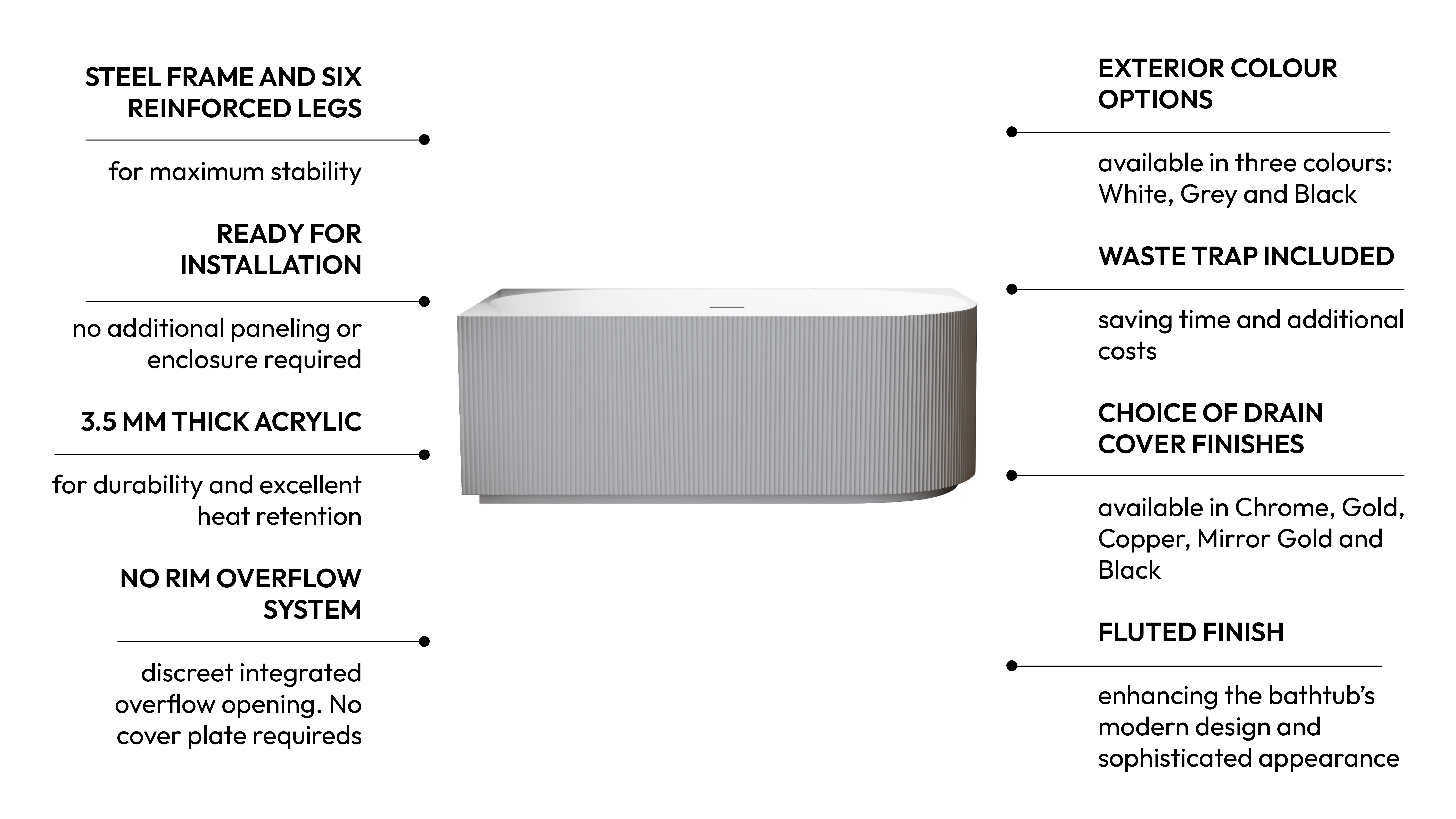avola no rim bathtub