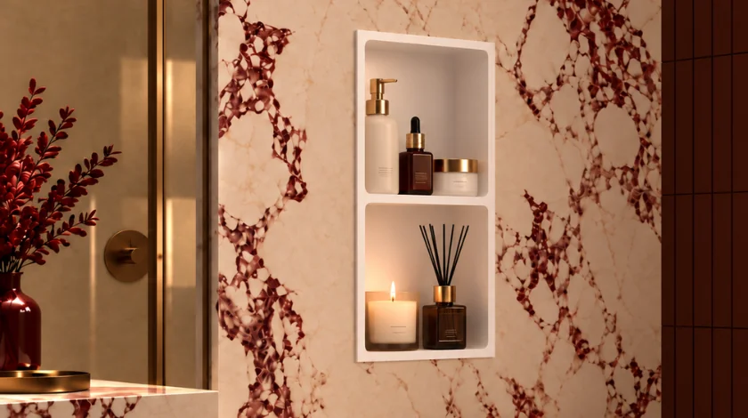 Półka wnękowa WALL-BOX Solid Duo Mocca Mousse