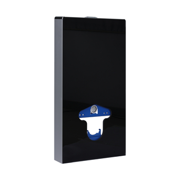 Frame / cistern frame surface-mounted TOILET Balneo Fix-Frame Glass Black black with glass tempered