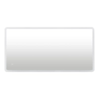 Backlit Rectangular Mirror Balneo Lumin 60 × 120 cm
