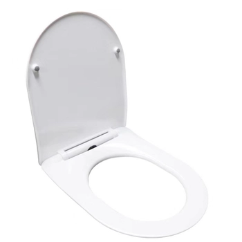 White soft-close toilet seat for Balneo LUNA and LUXA toilet bowls