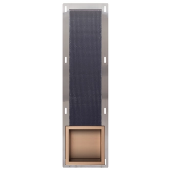 Balneo Wall Box Paper 3 Copper – Built-In Stainless Steel Paper Shelf & Storage