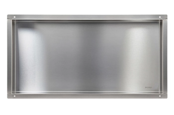 Balneo Wall Box No rim Inox 60 x 30 x 7 cm brushed stainless steel recessed shelf without collar