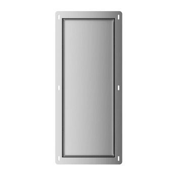 Balneo Wall Box Brush S Tiles – Left Built-In Stainless Steel Toilet Brush Holder