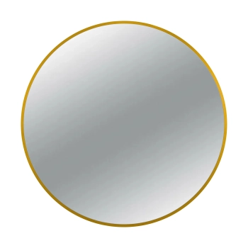 Round Mirror Balneo Corina Gold 100 cm