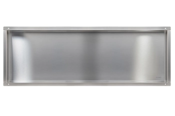 Balneo Wall Box No rim Inox 90 x 30 x 10 cm brushed stainless steel recessed shelf without collar