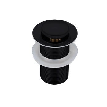 Korek umywalkowy mosiężny Balneo Klik Klak B czarny bez przelewu