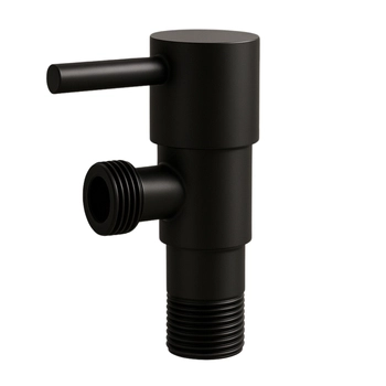 Angle valve with ceramic head model 1 BLACK 1/2 x 1/2