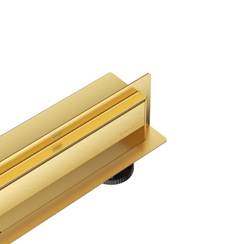 Odpływ liniowy ścienny Balneo W-Drain NEXT 2w1 100 cm złoty dwustronny