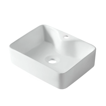 Balneo Savia White Ceramic Countertop Basin 49 × 38 cm
