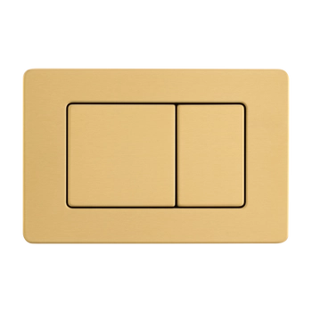 Przycisk spłukujący do WC Balneo Axo złoty ze stali nierdzewnej szczotkowanej