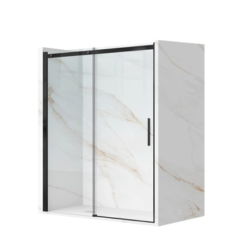 Drzwi prysznicowe rozsuwane Balneo Porta – Czarny 120 cm