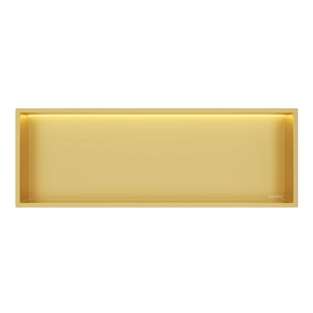 Balneo Wall Box LED recessed shelf Gold 90 x 30 x 10 cm