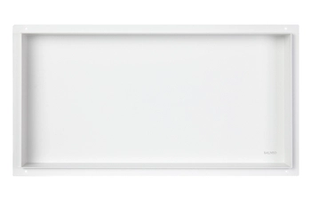 Balneo Wall Box No rim White 60 x 30 x 10 cm white stainless steel recessed shelf without collar