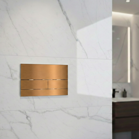 Flush button for toilet Balneo Flo copper