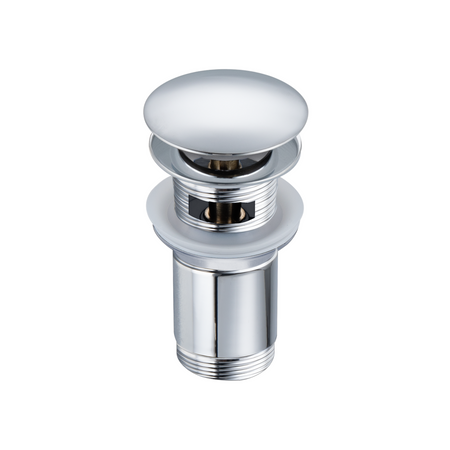 Basin plug brass Balneo Klik Klak C chrome with overflow