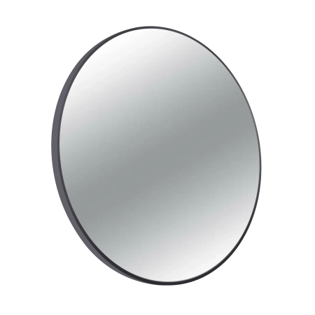 Balneo Corina 80 cm Round Mirror – Black