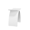 Stołek łazienkowy LAVO Solid Surface Coco White/Biały
