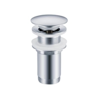 Basin plug brass Balneo Klik Klak C chrome without overflow