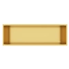 Balneo Wall Box No rim Gold 90 x 30 x 10 cm stainless steel recessed shelf without collar