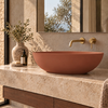 Washbasin SOVELIA Solid Surface Cotto Antico