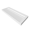 Umywalka VELORIA Solid Surface Coco White/Biała z odpływem liniowym 120 cm