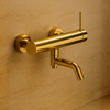 Bateria wannowa Balneo Cascade model 1 shiny gold