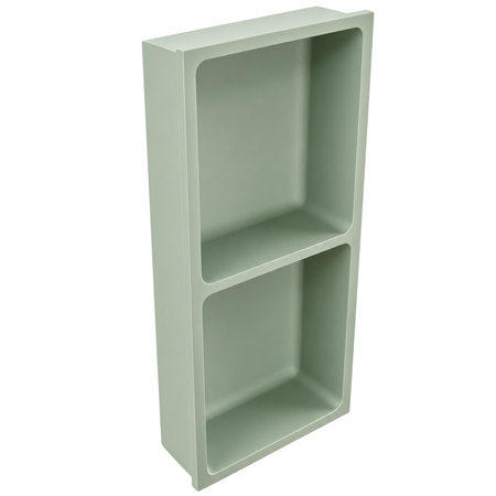 Niche shelf WALL-BOX Solid Duo Pistachio Cream
