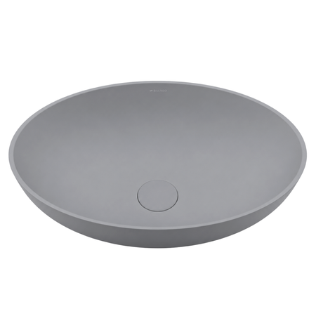 Washbasin SOVELIA Solid Surface Cemento Raw