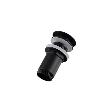 Korek umywalkowy mosiężny Balneo Klik Klak C czarny bez przelewu