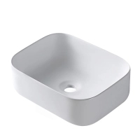 Balneo Natra 40.5 × 30 cm White Ceramic Countertop Sink