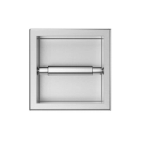 Balneo Wall Box Paper 1 Recessed In-Wall Paper Holder, Brushed Stainless Steel