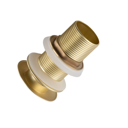 Balneo Brass Click-Clack Pop-Up Basin Waste A, Gold, No Overflow – Brushed Gold