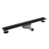 Odpływ liniowy podłogowy Balneo Slim & Low ProLine Black 90 cm czarny