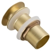 Balneo Brass Click-Clack Pop-Up Basin Waste A, Gold, No Overflow – Brushed Gold