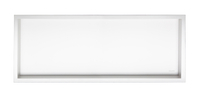 Niche shelf Balneo Wall Box One White 90 x 30 x 10 cm white made of stainless steel with flange
