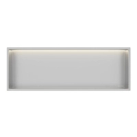 Balneo Wall Box LED Inox recessed shelf 90 x 30 x 10 cm