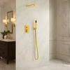Bateria prysznicowa Balneo Cascade zestaw 3 gold