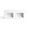 Balneo Maxi countertop washbasin 120 x 46 cm white conglomerate