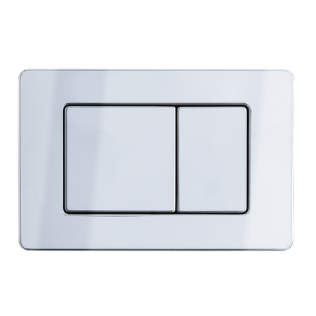 Przycisk spłukujący do WC Balneo Axo chrom ze stali nierdzewnej