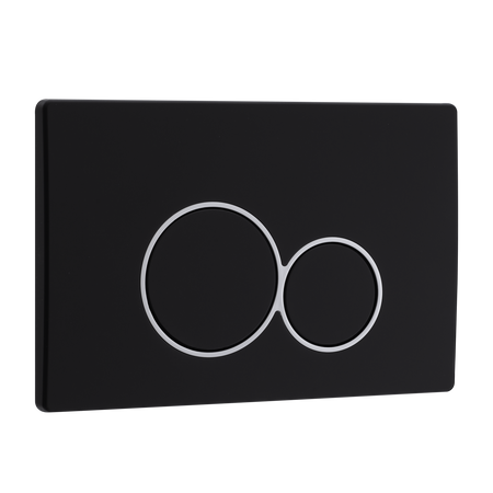 Przycisk spłukujący do WC Balneo Exo czarny