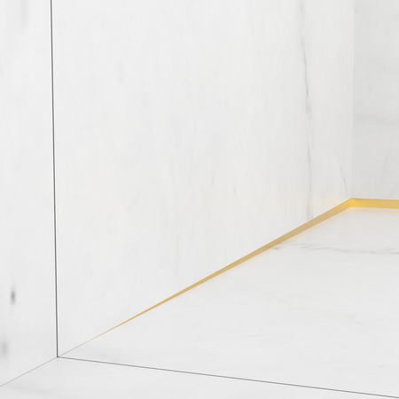 Listwa spadkowa Balneo złota przyścienna lewa 120 cm