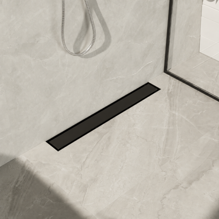 Odpływ przyścienny Wall and Floor NEXT - 80 cm BLACK