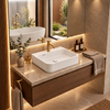Umywalka BELORIA Solid Surface Coco White