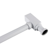 Trap basin brass Balneo white square