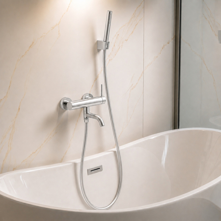 Bateria wannowa Balneo Cascade zestaw 1 chrom