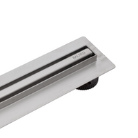 Linear drain floor Balneo Slim & Low ProLine Inox 100 cm chrome