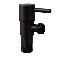 Angle valve with ceramic head model 1 BLACK 1/2 x 1/2